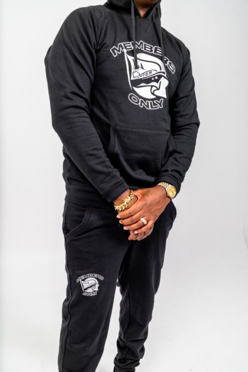 Black and White Sweatsuit