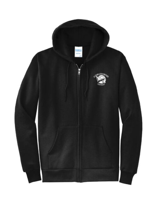 Black Zipper Hoodie