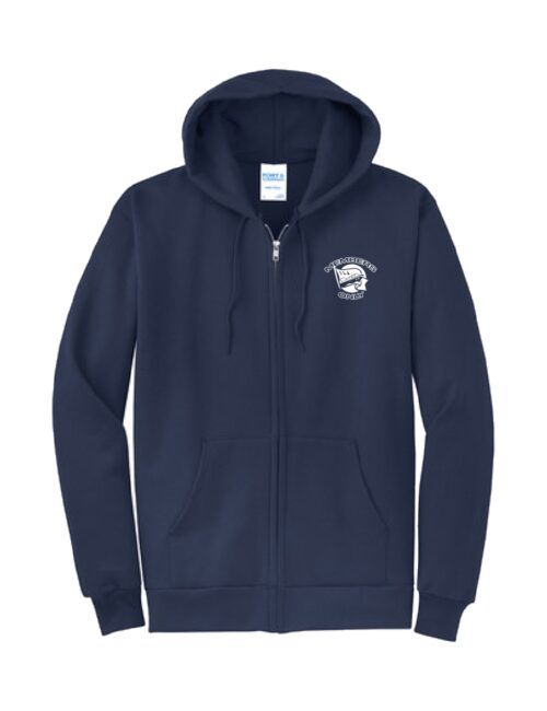 Navy Blue Zipper Hoodie