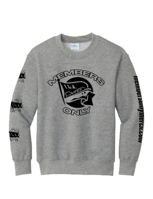 Gray Crew Neck Sweatshirt