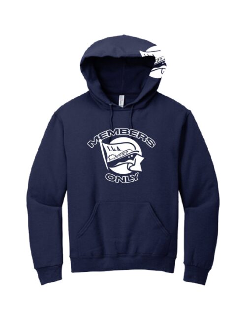 Navy Blue Pullover Hoodie