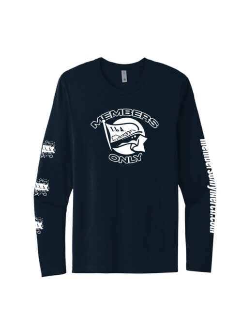 Navy Blue Long Sleeve Tees