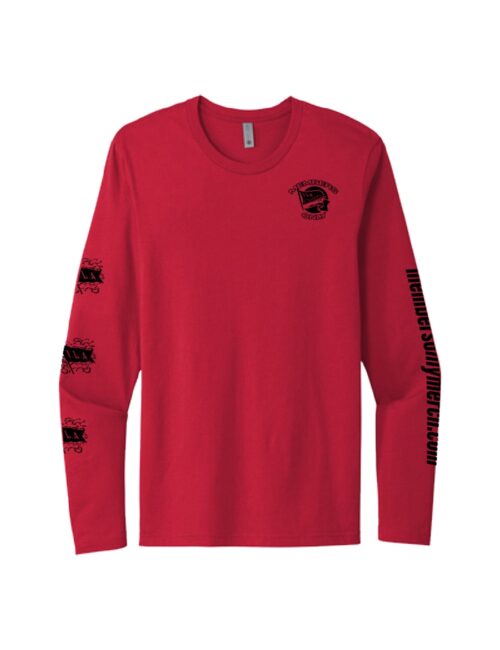 Red Long Sleeve Tees
